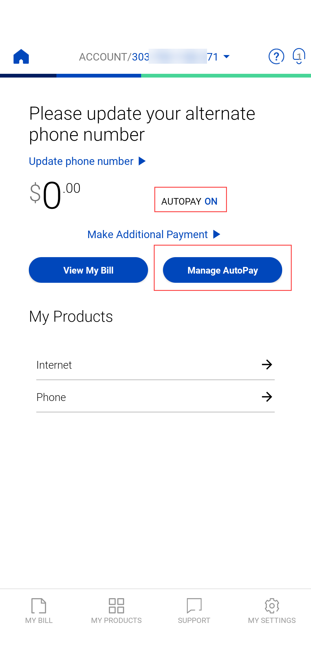 How to change your AutoPay payment information Brightspeed